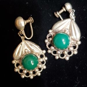 Vintage Silver Earscrews